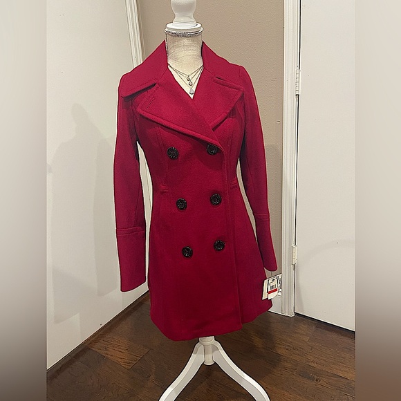 Anne Klein Double breasted Peacoat XS - Picture 1 of 7